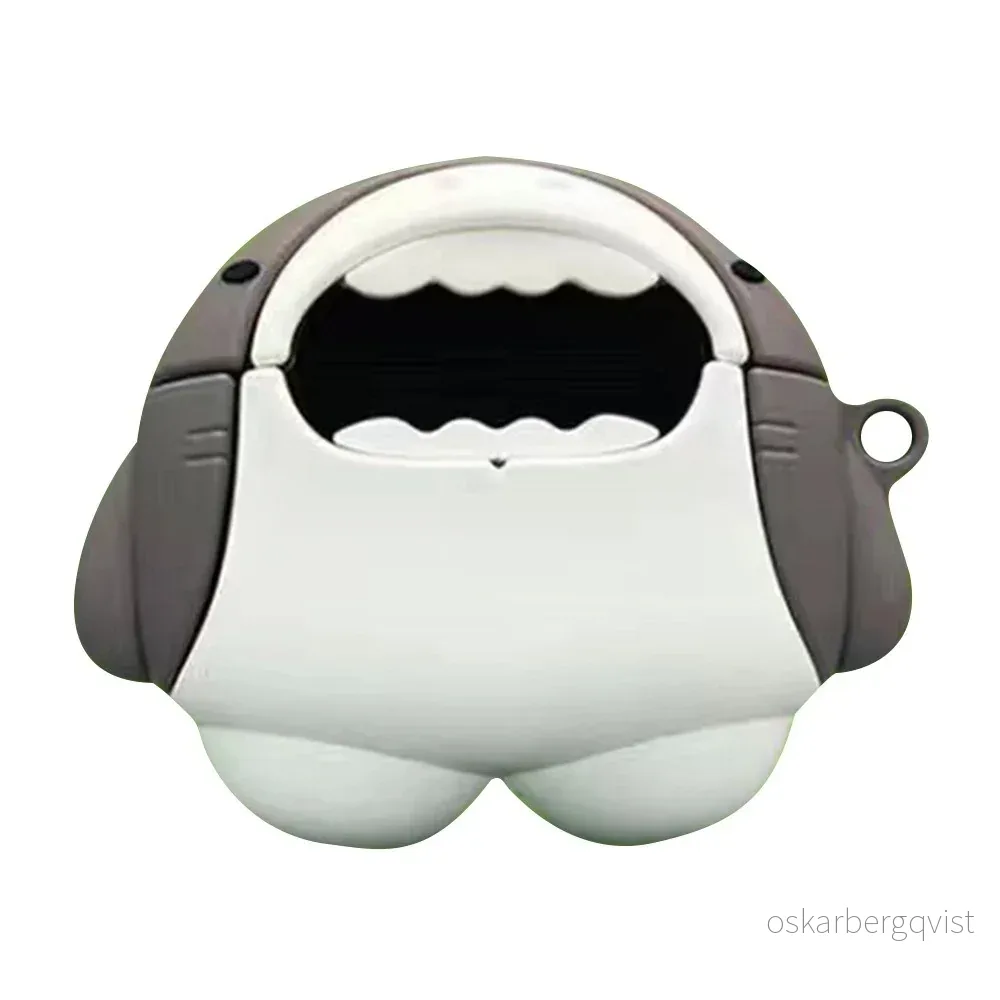 AirPods (1. & 2. gen.) Cartoon Silikon Deksel – Hai v:5968564 AirPods (1. & 2. gen.) Cartoon Silikon Deksel – Hai v:5968564