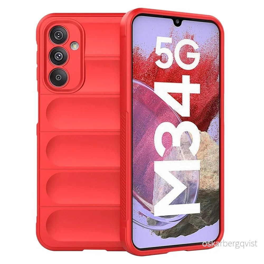 Samsung Galaxy M34 (5G) / F34 (5G) Fleksibelt Plastdeksel – Rød v:4866260 Samsung Galaxy M34 (5G) / F34 (5G) Fleksibelt Plastdeksel – Rød v:4866260