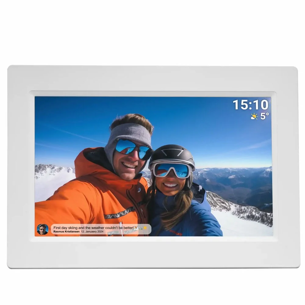 Denver PFF-1015 10.1" WiFi Bilderamme m. Frameo – Hvit v:9106064 Denver PFF-1015 10.1" WiFi Bilderamme m. Frameo – Hvit v:9106064