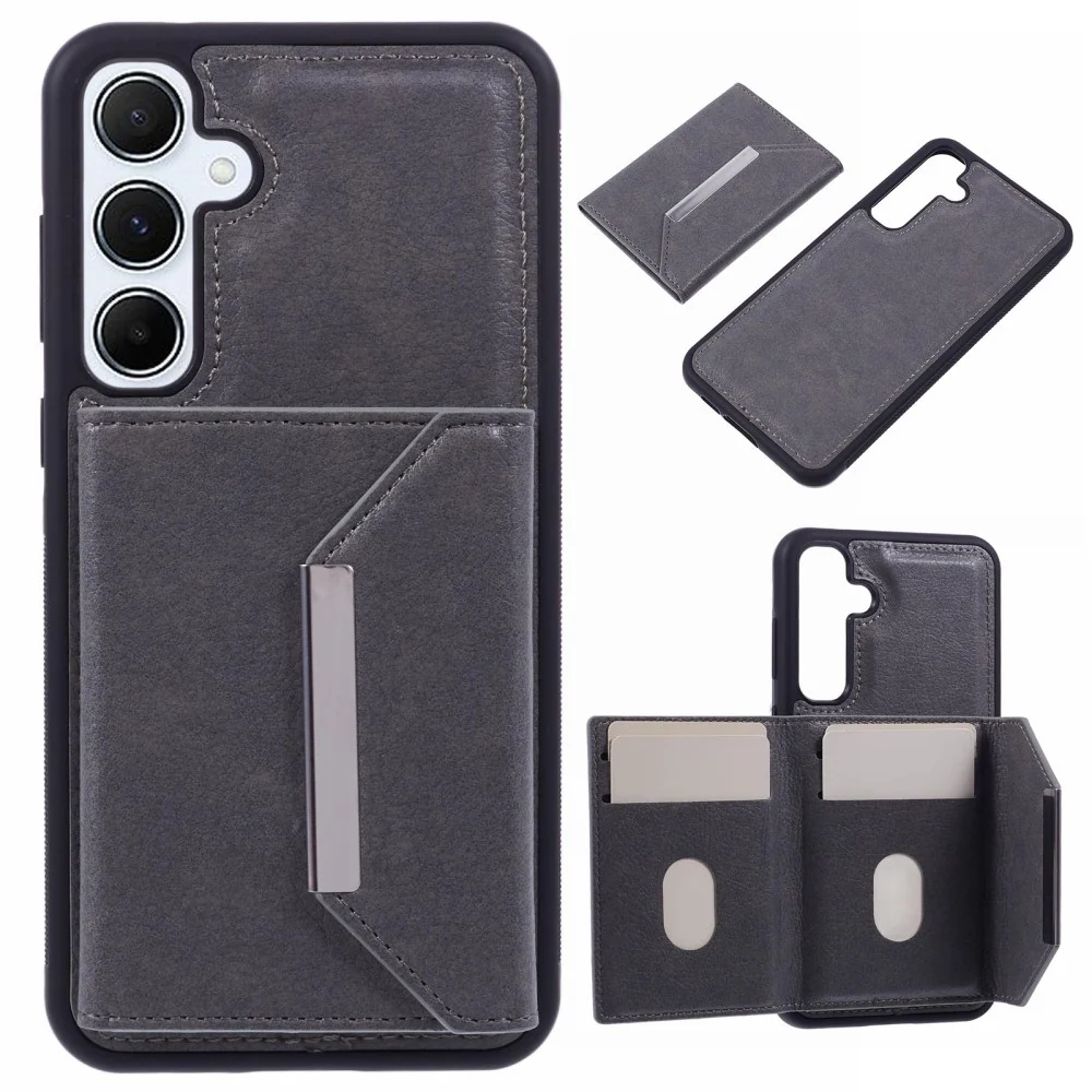 EIDERWOOD Samsung Galaxy S25 2-i-1 Kunstskinn Deksel m. Kortholder & S v:2920307 EIDERWOOD Samsung Galaxy S25 2-i-1 Kunstskinn Deksel m. Kortholder & S v:2920307