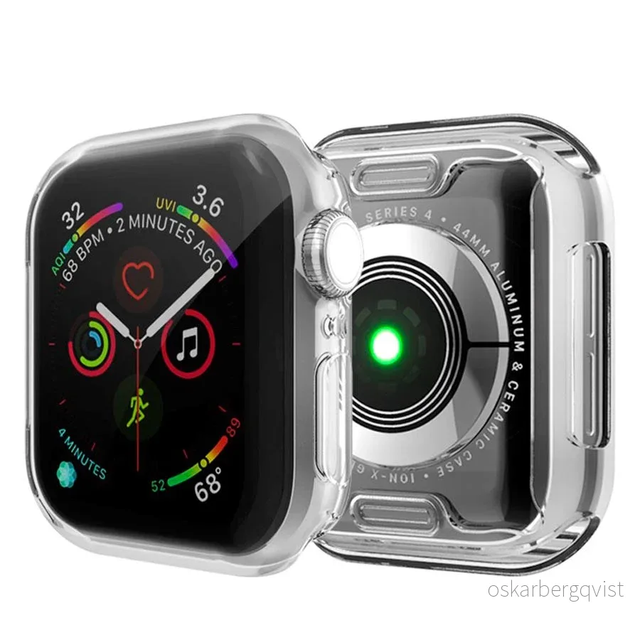 Apple Watch (38mm) Fleksibel Plastik Deksel Sølv v:1704171 Apple Watch (38mm) Fleksibel Plastik Deksel Sølv v:1704171