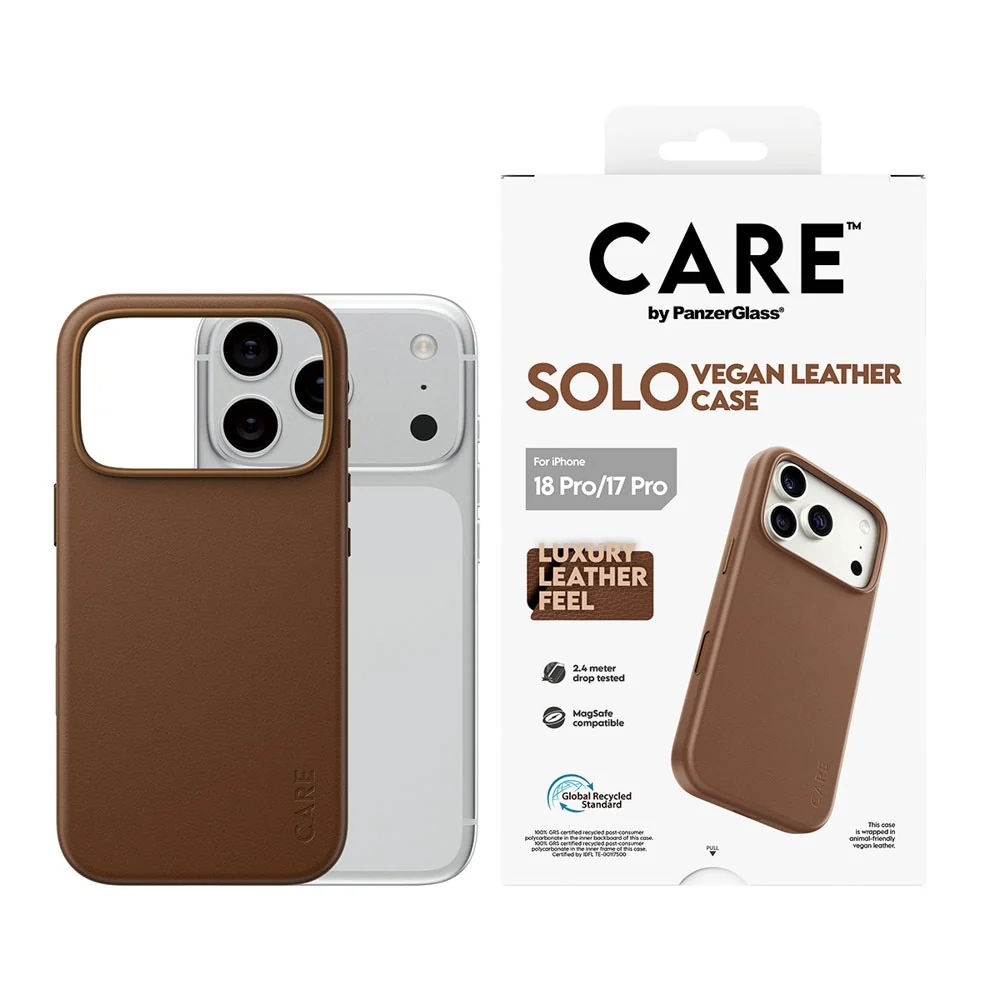 iPhone 18 Pro / 17 Pro CARE by PanzerGlass SOLO Deksel – MagSafe Kompa v:6994310 iPhone 18 Pro / 17 Pro CARE by PanzerGlass SOLO Deksel – MagSafe Kompa v:6994310