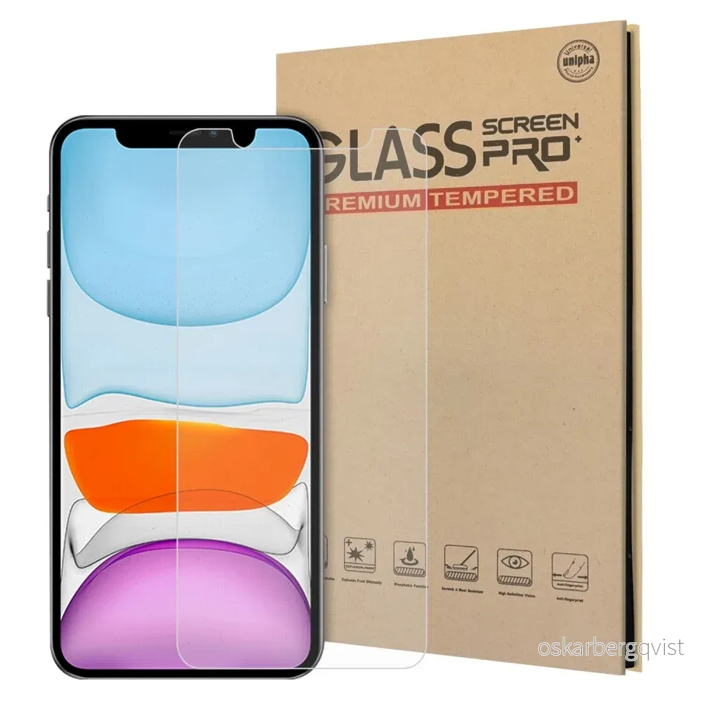 iPhone 12 / 12 Pro Arc Edge Herdet Glass – Case Friendly – Skjermbesky v:6028486