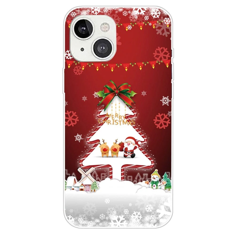 iPhone 14 Plus TPU Plast Jul Deksel – Juletre v:4271293 iPhone 14 Plus TPU Plast Jul Deksel – Juletre v:4271293