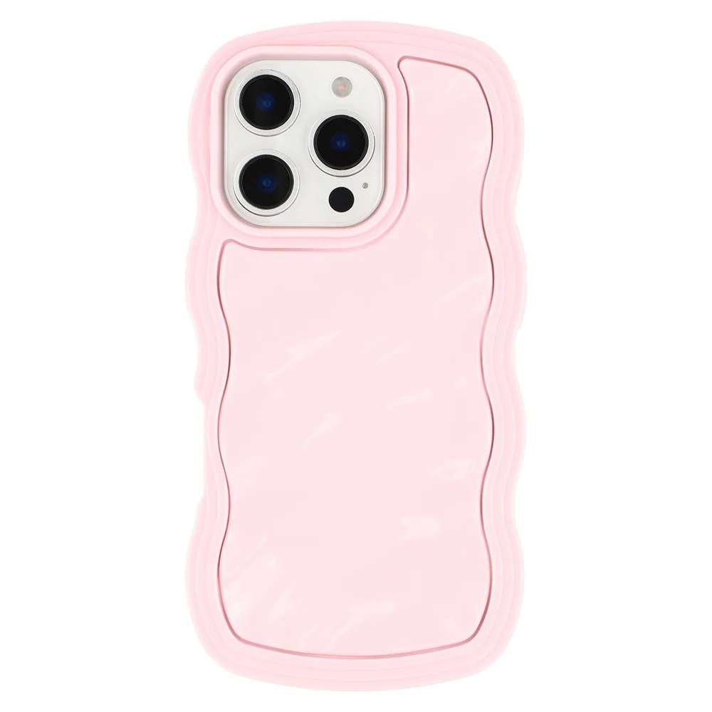 iPhone 16 Pro Max EIDERWOOD Hybrid Plast Wavy Deksel – Rosa v:5003425