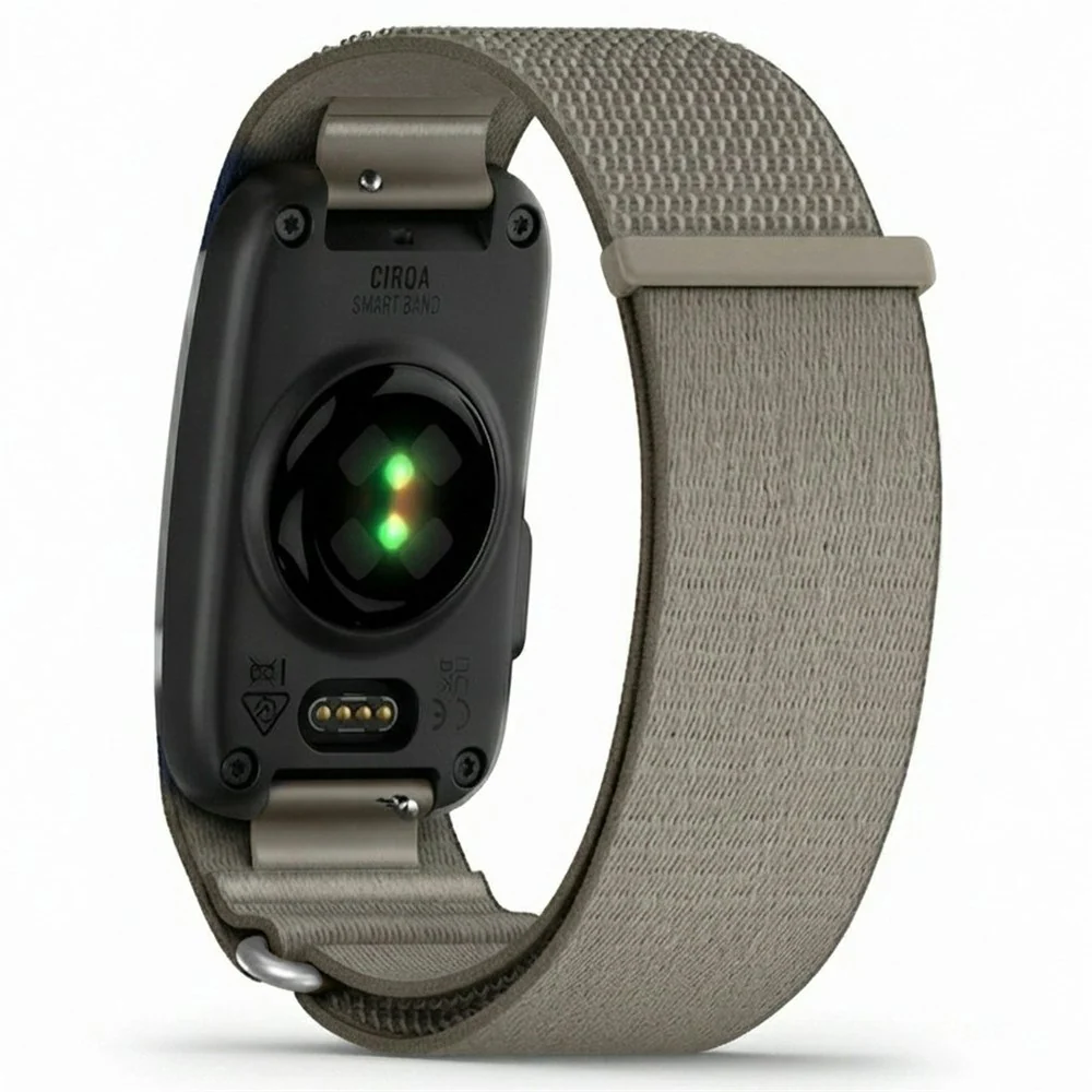 Garmin CIRQA Smart Band EIDERWOOD Nylon - Str. L-XL - Grå v:3642039