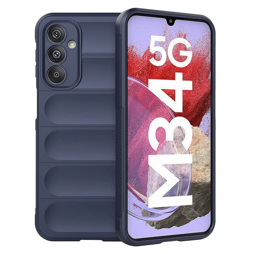 Samsung Galaxy M34 (5G) / F34 (5G) Fleksibelt Plastdeksel – Mørkeblå v:4508797 Samsung Galaxy M34 (5G) / F34 (5G) Fleksibelt Plastdeksel – Mørkeblå v:4508797