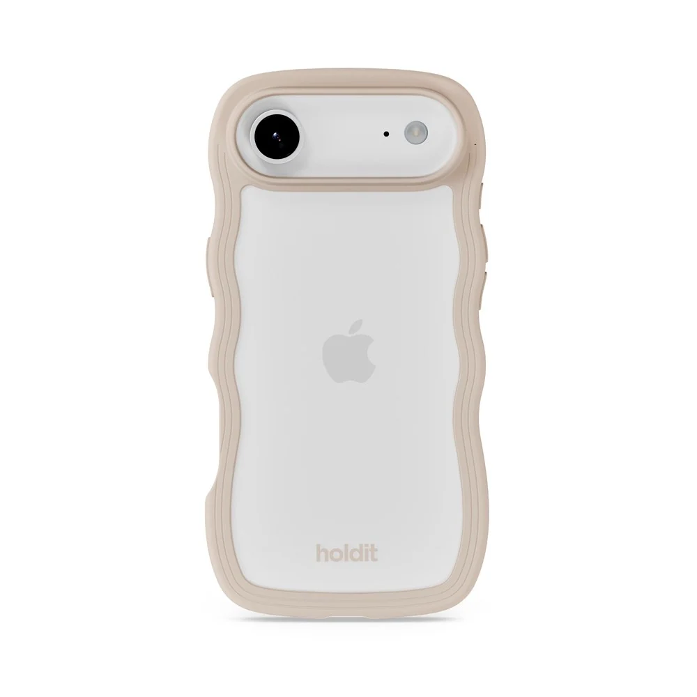 Holdit iPhone Air Wavy Deksel – Light Beige / Transparent v:8885927 Holdit iPhone Air Wavy Deksel – Light Beige / Transparent v:8885927