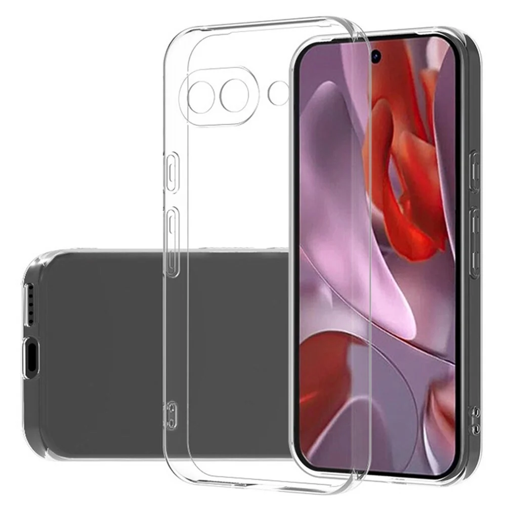 EIDERWOOD Google Pixel 9a Fleksibelt Plast Bak Deksel – Gjennomsiktig v:4723635 EIDERWOOD Google Pixel 9a Fleksibelt Plast Bak Deksel – Gjennomsiktig v:4723635