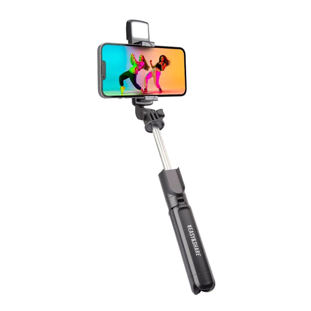 SBS Universal Selfie Stick m. Innebygd LED & Tripod – Maks Mobil: 60 – v:5591381 SBS Universal Selfie Stick m. Innebygd LED & Tripod – Maks Mobil: 60 – v:5591381