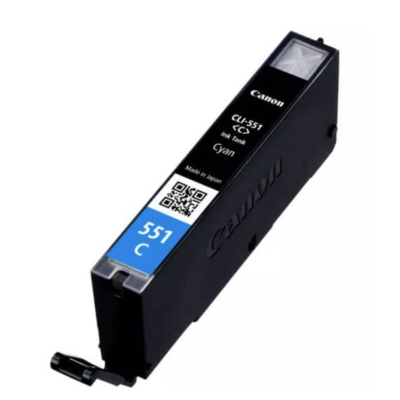 Canon Blekk 6509B001 CLI-551 Cyan v:2954790