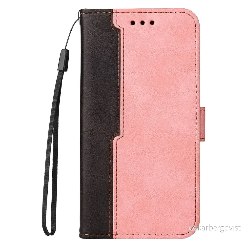 Samsung Galaxy M52 (5G) To-Farvet Læder Flip Deksel m. Pung – Rosa / S v:906244 Samsung Galaxy M52 (5G) To-Farvet Læder Flip Deksel m. Pung – Rosa / S v:906244
