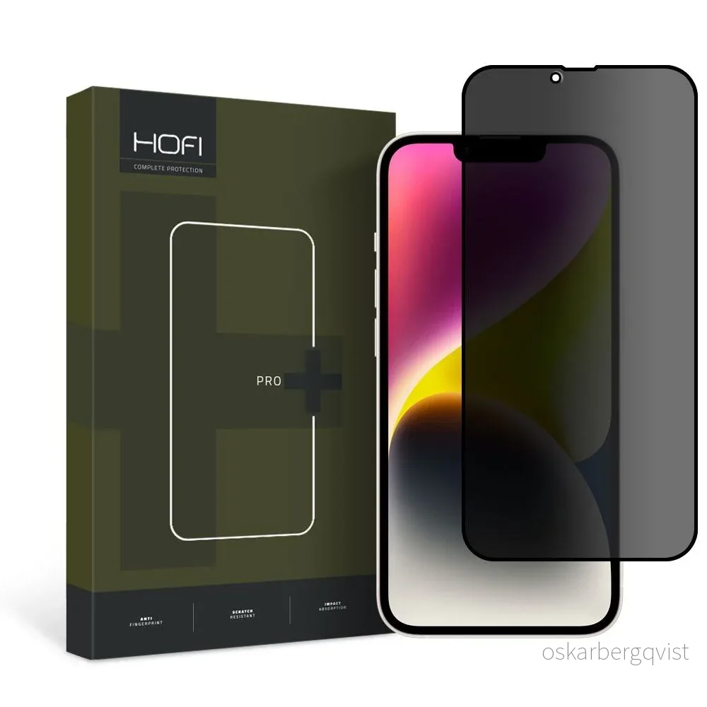 iPhone 14 Plus / 13 Pro Max Hofi Glass Pro+ Skjermbeskyttelse med Priv v:2372685 iPhone 14 Plus / 13 Pro Max Hofi Glass Pro+ Skjermbeskyttelse med Priv v:2372685