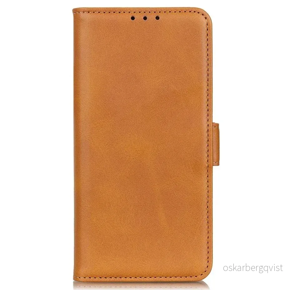 Samsung Galaxy S22 Flip Deksel i Mykt Skinn med Lommebok - Brun v:4345261