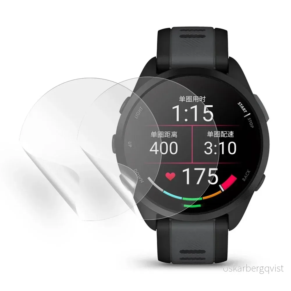 Garmin Forerunner 165 Skjermbeskytter - 2 stk Gjennomsiktig v:3794835
