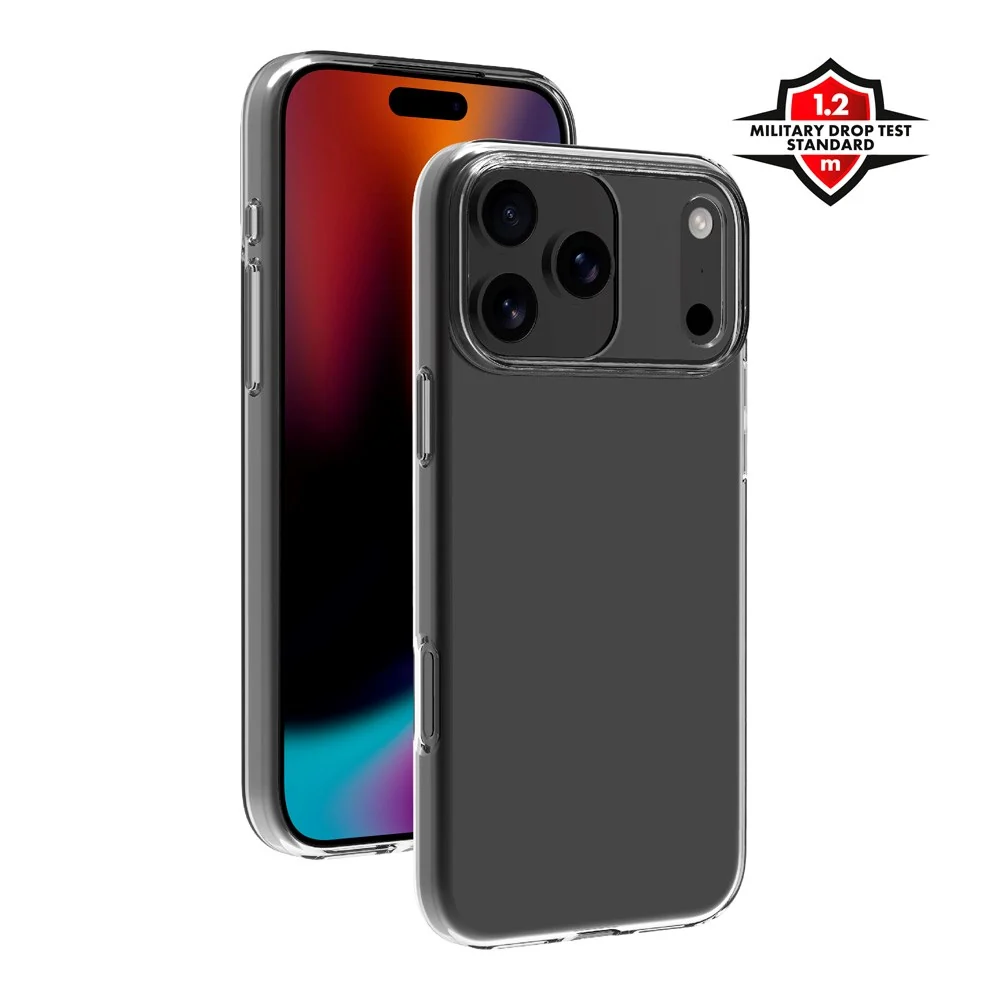 X2O iPhone 17 Pro Max Super Slim Deksel – Gjennomsiktig v:8539908 X2O iPhone 17 Pro Max Super Slim Deksel – Gjennomsiktig v:8539908
