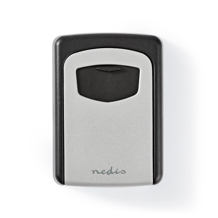Nedis Hvelv | Key Safe | Kombinasjon Dial Lock | Innendørs og Utendørs | Grå / Sort v:8756262