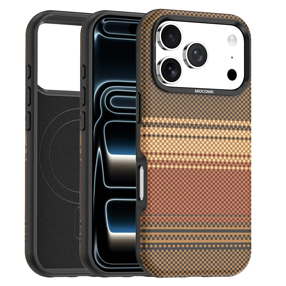 iPhone 18 Pro EIDERWOOD Deksel med Mønstret Kunstskinn Bakside – MagSa v:8268350 iPhone 18 Pro EIDERWOOD Deksel med Mønstret Kunstskinn Bakside – MagSa v:8268350