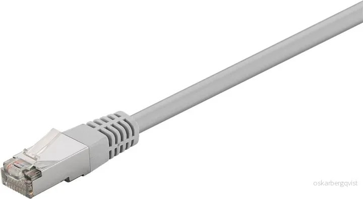 Goobay Kretskabel CAT 5e, F/UTP, grå kobberbelagt aluminiumtråd (CCA), uten snaplås-beskyttelse v:5557290