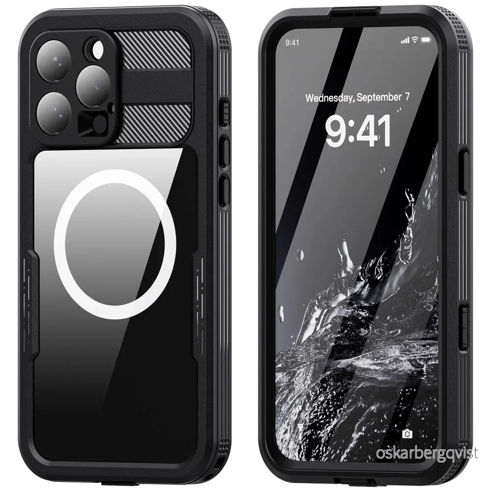 iPhone 16 Pro Max Vanntett Håndverker Deksel m. Skjermbeskytter og Str v:4060629 iPhone 16 Pro Max Vanntett Håndverker Deksel m. Skjermbeskytter og Str v:4060629