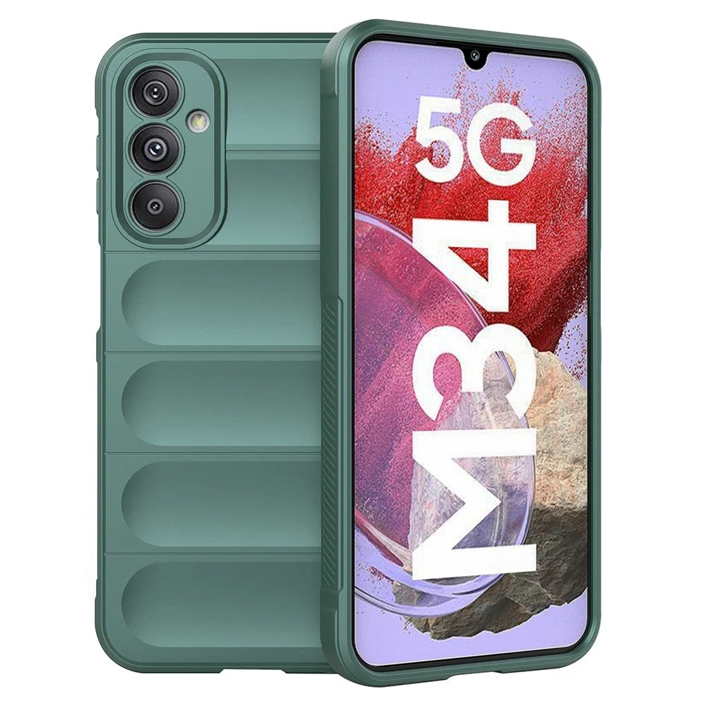 Samsung Galaxy M34 (5G) / F34 (5G) Fleksibelt Plastdeksel – Grønn v:8008167 Samsung Galaxy M34 (5G) / F34 (5G) Fleksibelt Plastdeksel – Grønn v:8008167