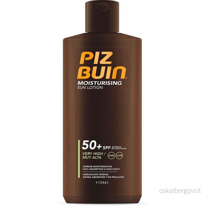 Piz Buin Fuktighetsgivende solkrem SPF50+ 200 ml v:5126766