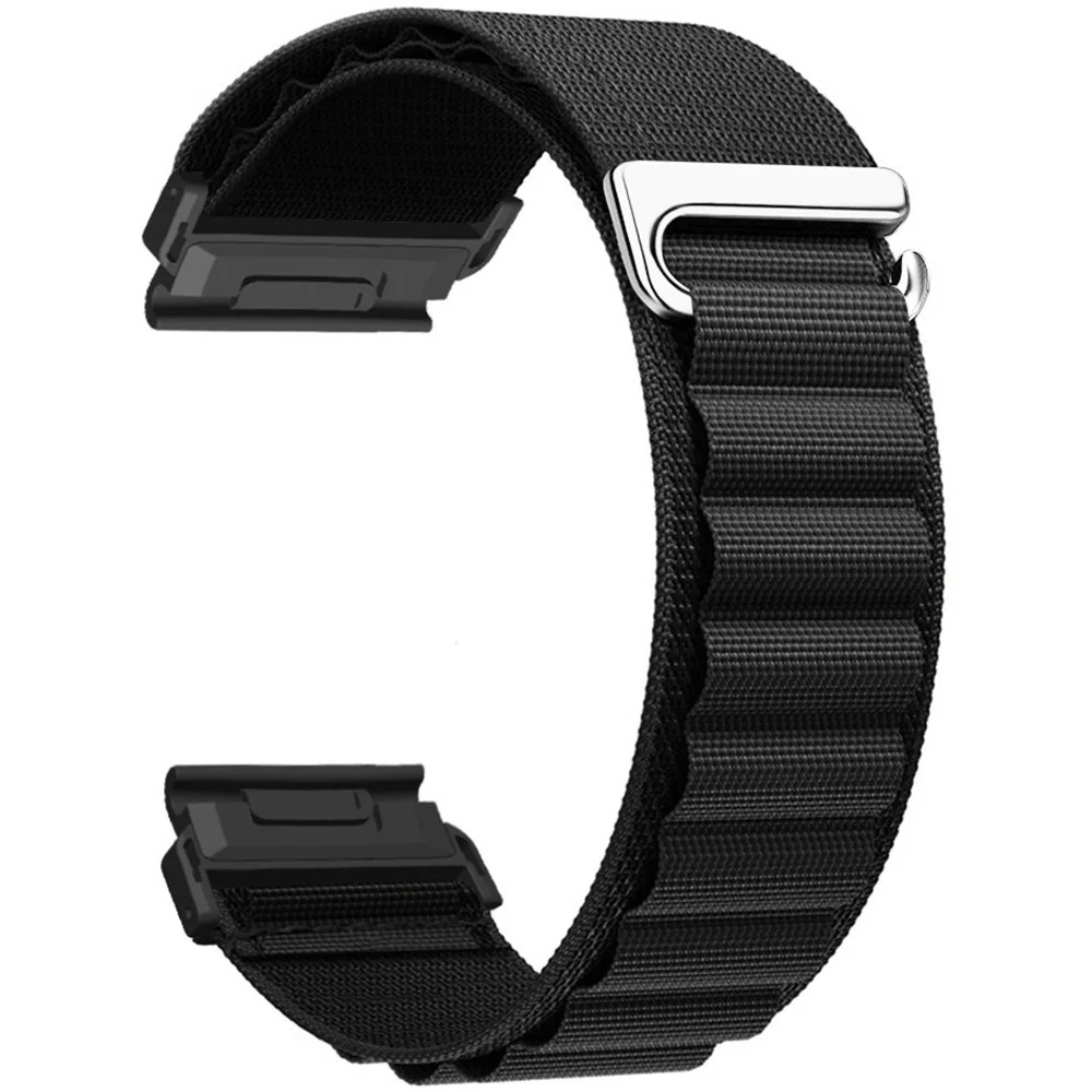 Universal Garmin 26mm QuickFit EIDERWOOD Nylon Remm – Svart v:356913 Universal Garmin 26mm QuickFit EIDERWOOD Nylon Remm – Svart v:356913