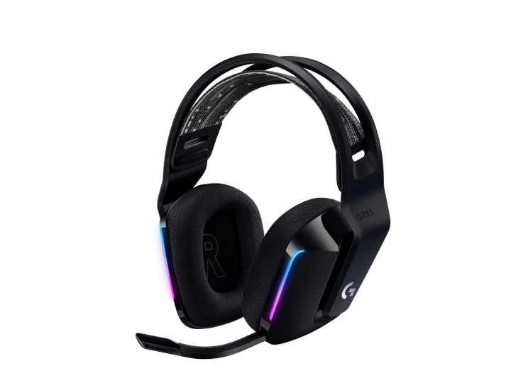 Logitech G733 LIGHTSPEED trådløst RGB-spillhodesett, svart v:1573519