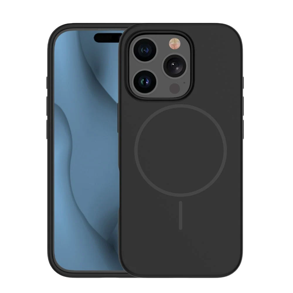 iPhone 14 Pro Silicone Thin Deksel – MagSafe Kompatibel – Svart v:1087568 iPhone 14 Pro Silicone Thin Deksel – MagSafe Kompatibel – Svart v:1087568