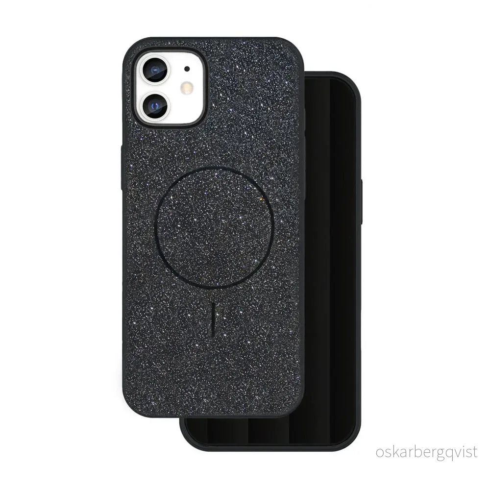 iPhone 12/12 Pro Glitter Thin Deksel – MagSafe Kompatibel – Svart v:3553806 iPhone 12/12 Pro Glitter Thin Deksel – MagSafe Kompatibel – Svart v:3553806