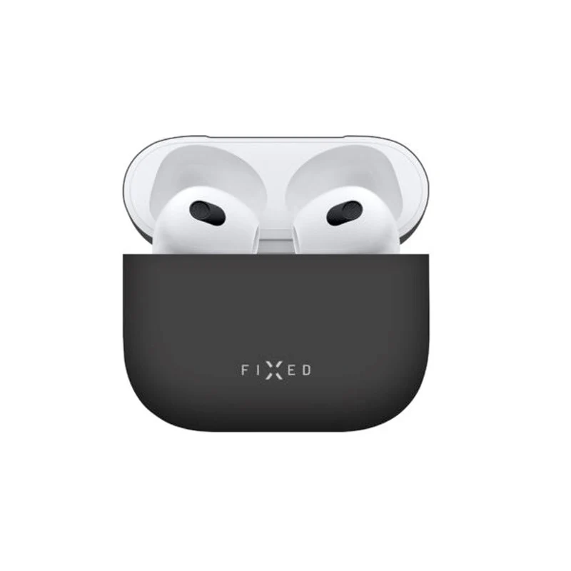 Apple AirPods (3. gen.) Fixed Silikon Deksel – Svart v:7782673 Apple AirPods (3. gen.) Fixed Silikon Deksel – Svart v:7782673