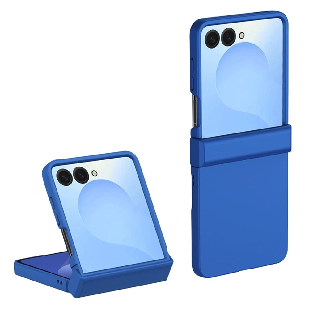 Samsung Galaxy Z Flip8 EIDERWOOD Hard Plast Deksel med Hengsel - Blå v:8211745