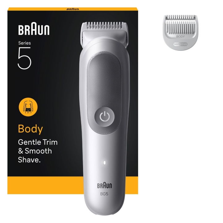Braun Body Groomer Series 5 +2 pleieverktøy – grå v:3915918 Braun Body Groomer Series 5 +2 pleieverktøy – grå v:3915918