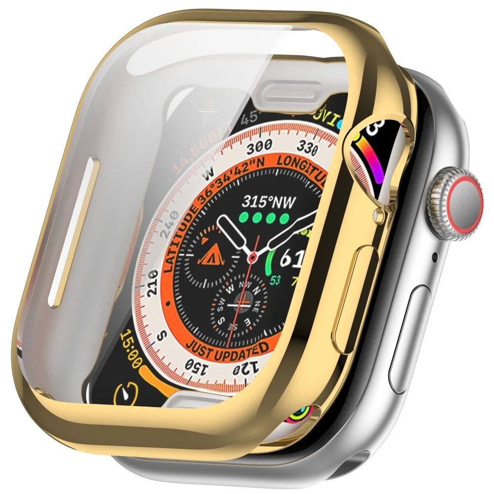 Apple Watch 11 / 10 (42mm) Fleksibelt Plast Deksel med Skjermbeskyttel v:475692 Apple Watch 11 / 10 (42mm) Fleksibelt Plast Deksel med Skjermbeskyttel v:475692
