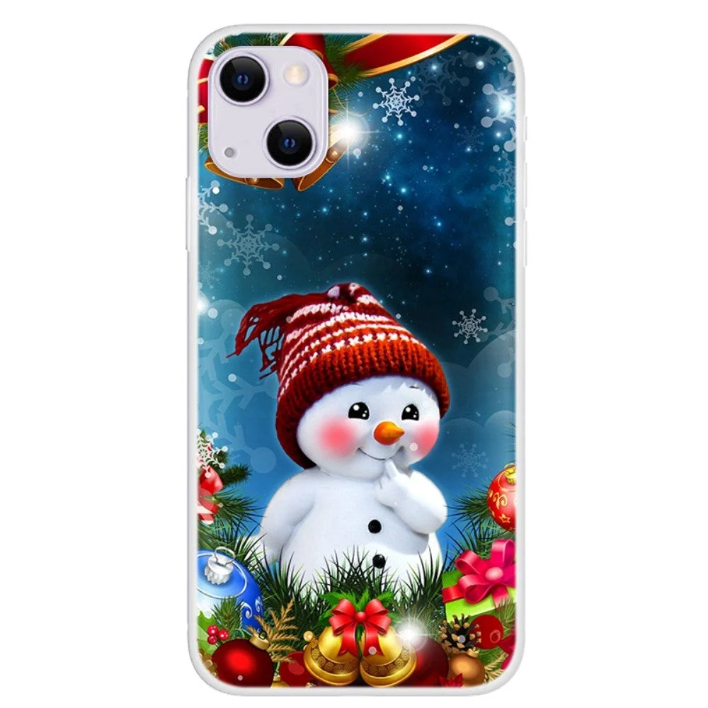 iPhone 13 TPU Plast Jul Deksel – Tegneserie snømann v:5679852 iPhone 13 TPU Plast Jul Deksel – Tegneserie snømann v:5679852