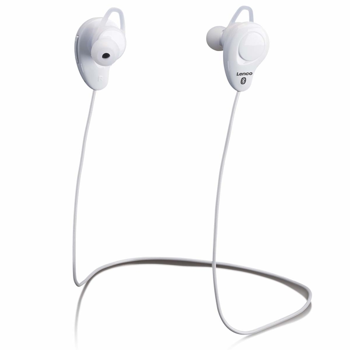 Lenco Trådløst in-ear-hodesett Hvit v:9645930