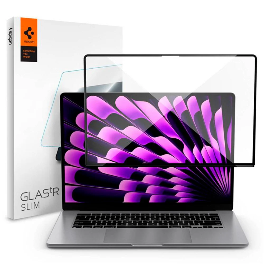MacBook Air 15" M5/M4/M3/M2 (2026-2023) Spigen Glas.tr Slim Skjermbesk v:1768820 MacBook Air 15" M5/M4/M3/M2 (2026-2023) Spigen Glas.tr Slim Skjermbesk v:1768820