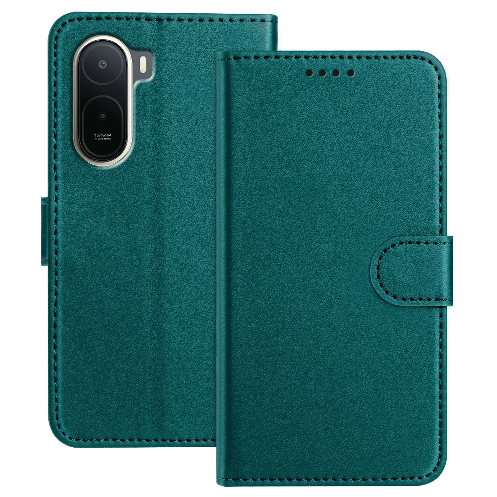 Xiaomi Redmi A7 Pro EIDERWOOD Kunstskinn Flip Deksel m. Kortlomme & St v:8029235