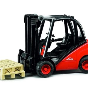 Bruder Linde Gaffeltruck m. 2 paller (02511) v:8004490 Bruder Linde Gaffeltruck m. 2 paller (02511) v:8004490
