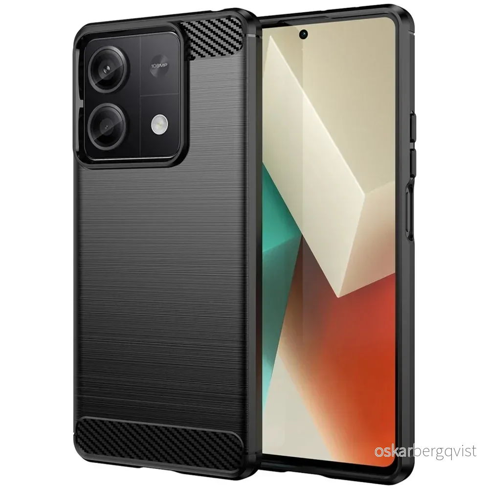 Xiaomi Redmi Note 13 (5G) Brushed Carbon Deksel – Svart v:5497015 Xiaomi Redmi Note 13 (5G) Brushed Carbon Deksel – Svart v:5497015