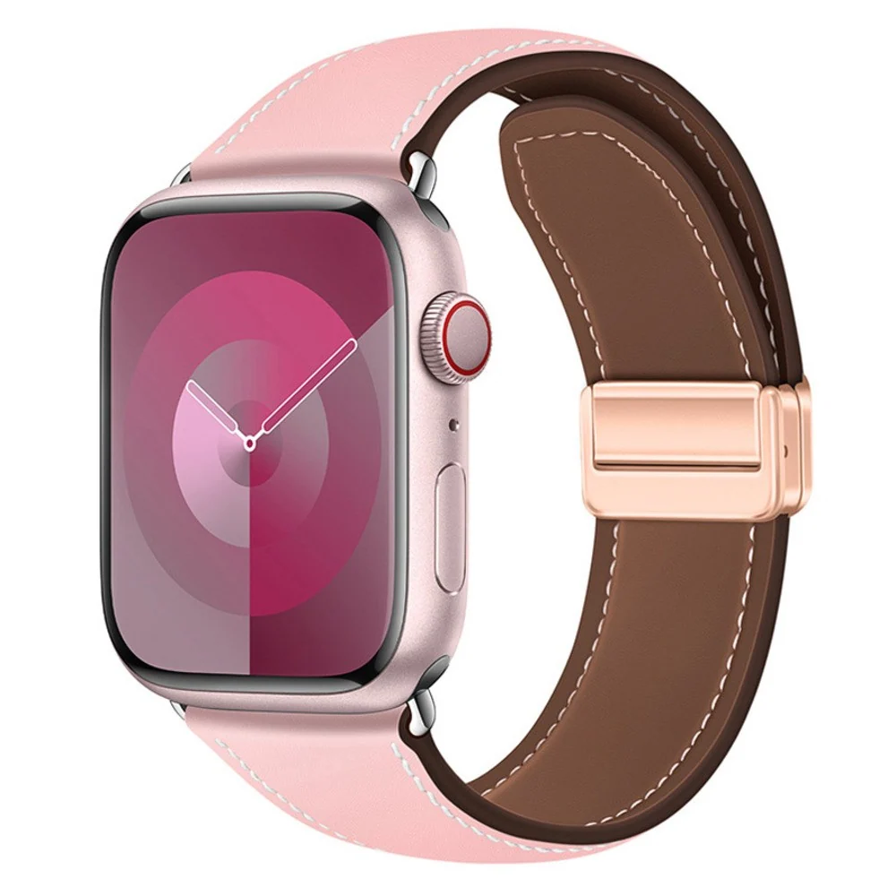 Apple Watch (38/40/41/42 mm) Lippa Magnetisk Klokkerem i Kunstskinn – v:7667607 Apple Watch (38/40/41/42 mm) Lippa Magnetisk Klokkerem i Kunstskinn – v:7667607