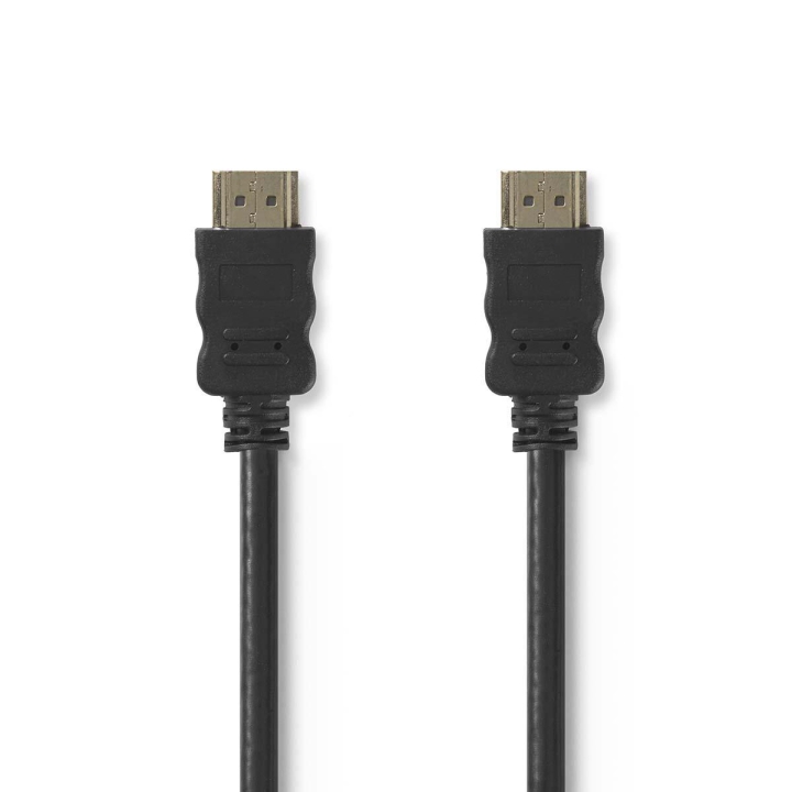 Nedis High Speed HDMI ™ kabel med Ethernet | HDMI ™ -kontakt | HDMI ™ -kontakt | 4K@30Hz | 18 Gbps | 50.0 m | Rund | PVC | Sort | Stikkord v:8095516 Nedis High Speed HDMI ™ kabel med Ethernet | HDMI ™ -kontakt | HDMI ™ -kontakt | 4K@30Hz | 18 Gbps | 50.0 m | Rund | PVC | Sort | Stikkord v:8095516