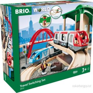 Brio Jernbane 33512 Passasjertogsett med sporveksler v:4971667 Brio Jernbane 33512 Passasjertogsett med sporveksler v:4971667