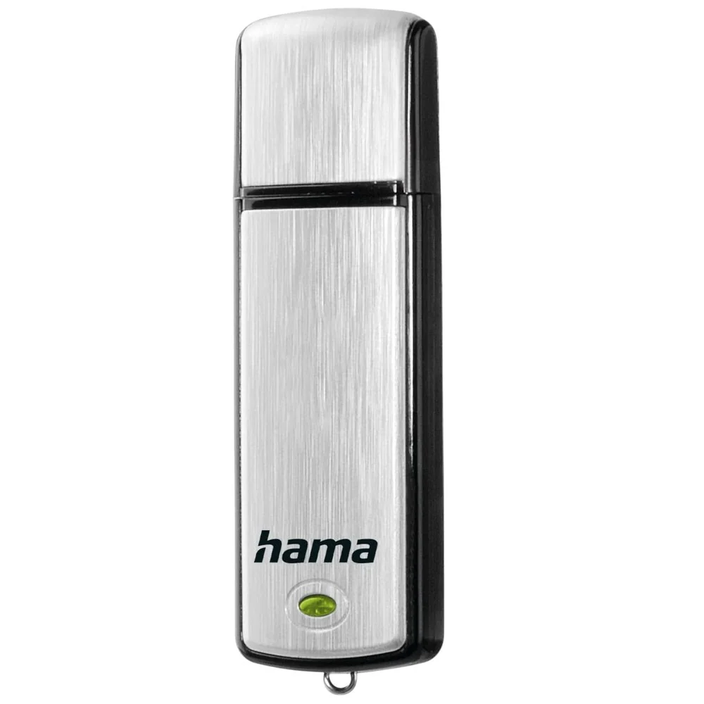 HAMA 32GB USB-Minne 2.0 – 10MB/s – Sølv / Svart v:8045367 HAMA 32GB USB-Minne 2.0 – 10MB/s – Sølv / Svart v:8045367