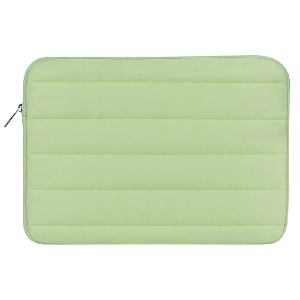 MacBook / LaptopSleeve 13-14" (35 x 25 cm) m. Dunjakkedesign - Grønn v:7543316