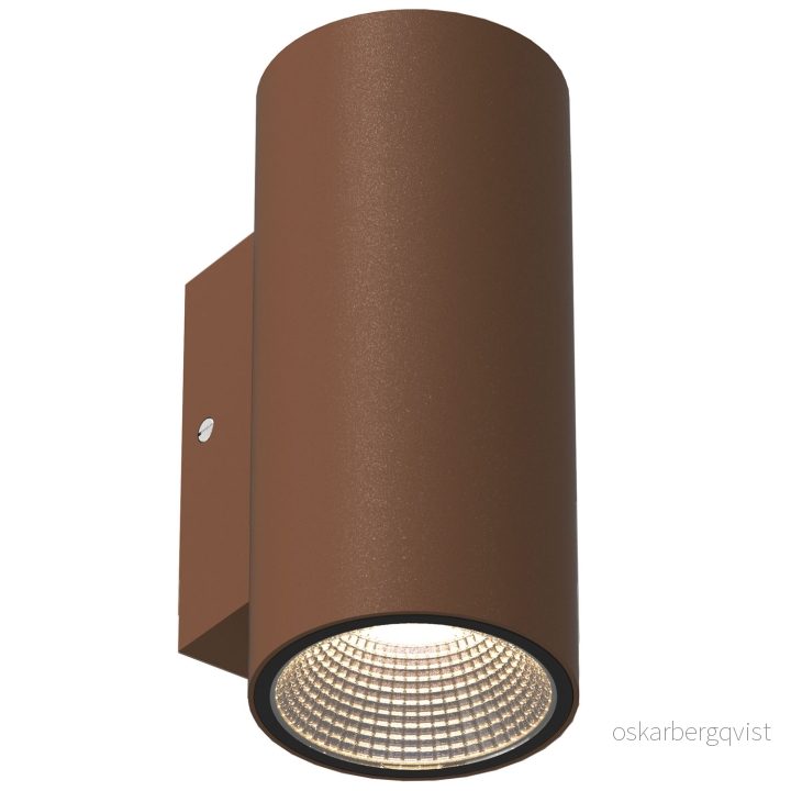 Llitt Erik II Vegg-LED IP65 3000K 6W 494lm Corten v:4876146 Llitt Erik II Vegg-LED IP65 3000K 6W 494lm Corten v:4876146