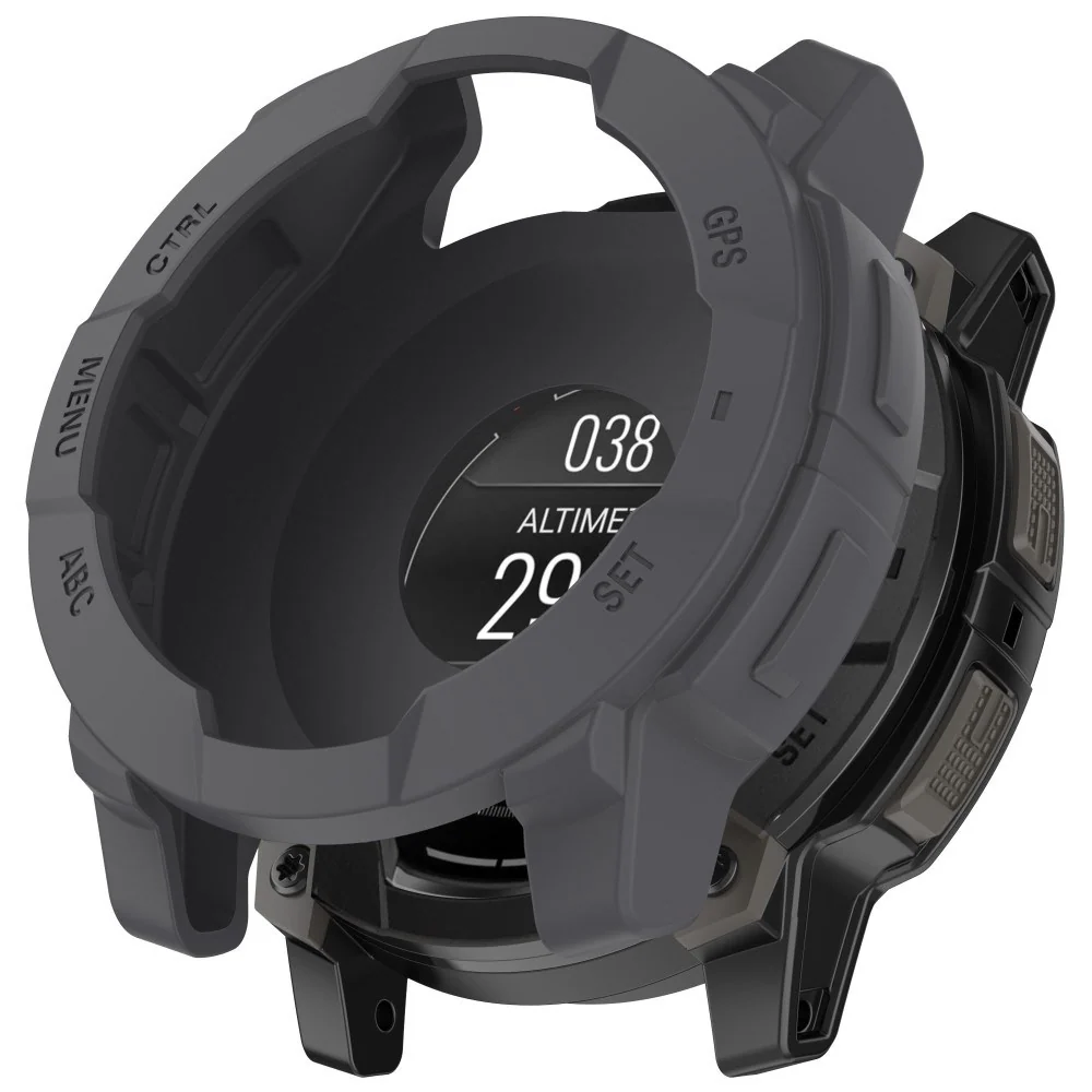 Garmin Instinct E (45mm) Bumper Silikon Deksel - Grå v:3266594