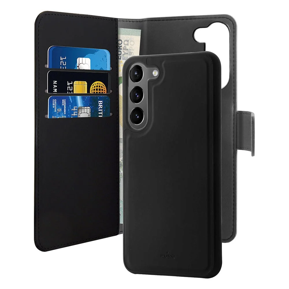 Samsung Galaxy S23+ (Plus) Puro Wallet Detachable 2-In-1 Deksel – Svar v:5784955 Samsung Galaxy S23+ (Plus) Puro Wallet Detachable 2-In-1 Deksel – Svar v:5784955