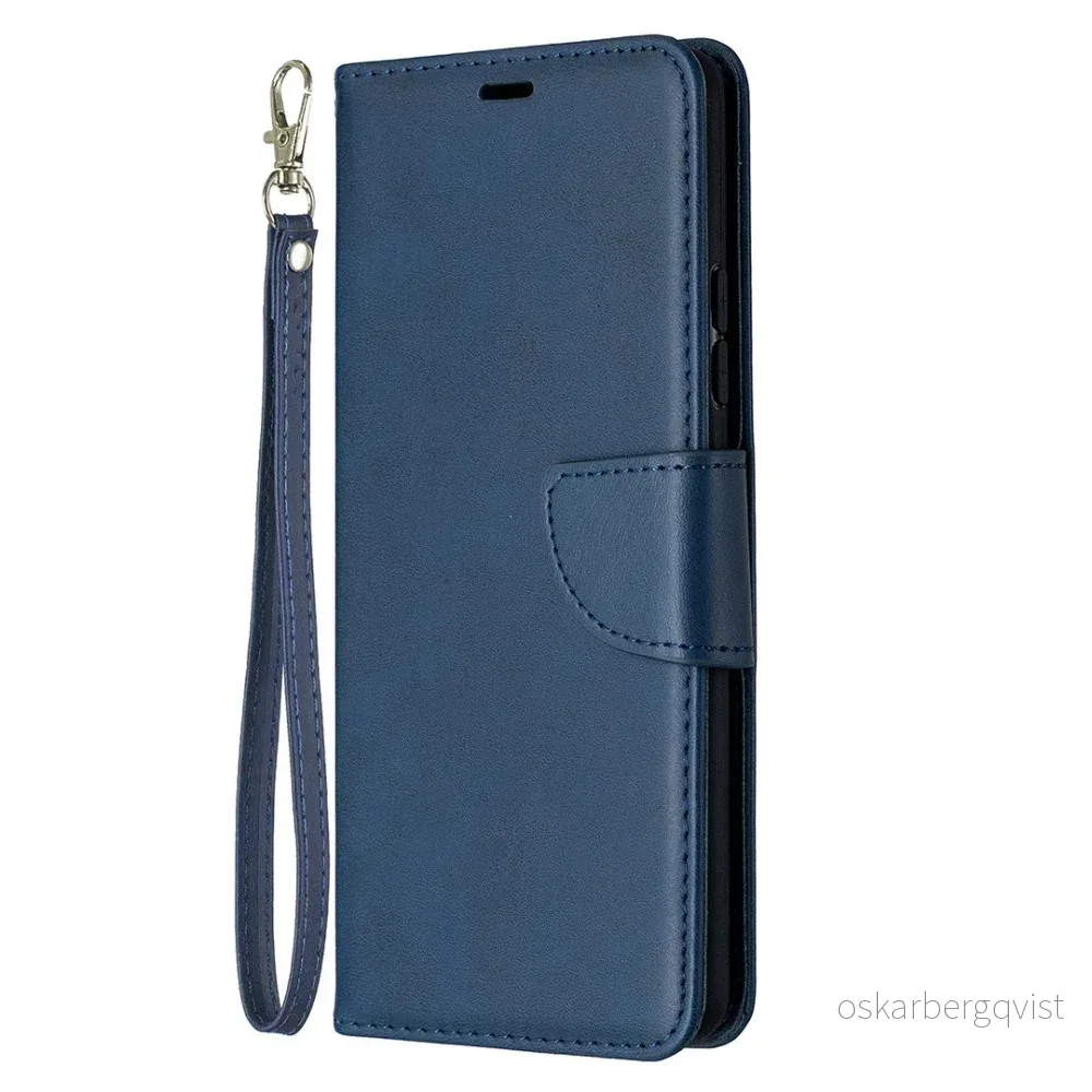 EIDERWOOD Samsung Galaxy A42 (5G) Kunstskinn Flip Deksel m. Strop - Bl v:7995883