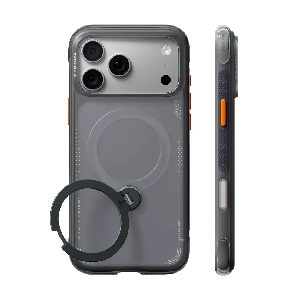 iPhone 18 Pro / 17 Pro TORRAS Ostand Q3 Air Deksel – MagSafe Kompatibe v:7876427 iPhone 18 Pro / 17 Pro TORRAS Ostand Q3 Air Deksel – MagSafe Kompatibe v:7876427